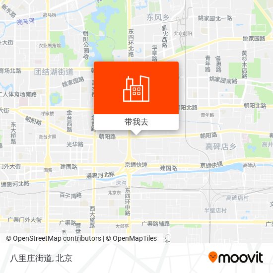 八里庄街道地图