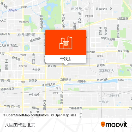 八里庄街道地图