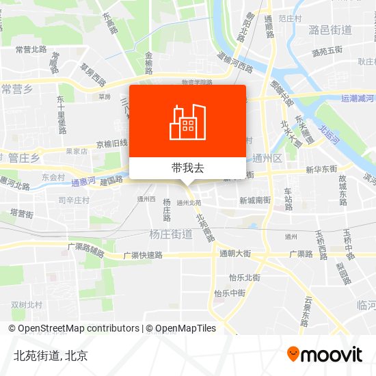 北苑街道地图