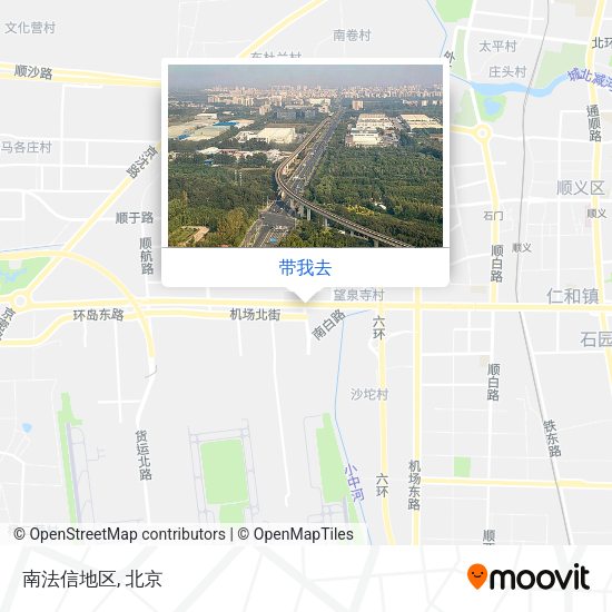 南法信地区地图