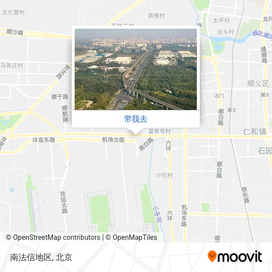 南法信地区地图