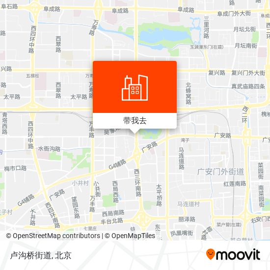 卢沟桥街道地图