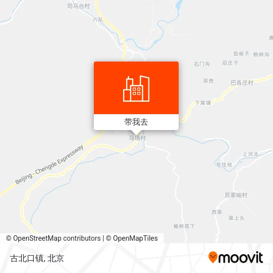 古北口镇地图