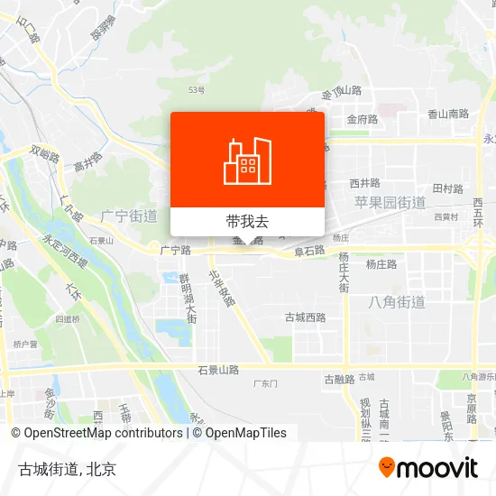 古城街道地图