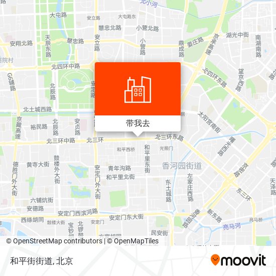 和平街街道地图