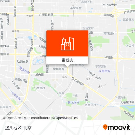 垡头地区地图