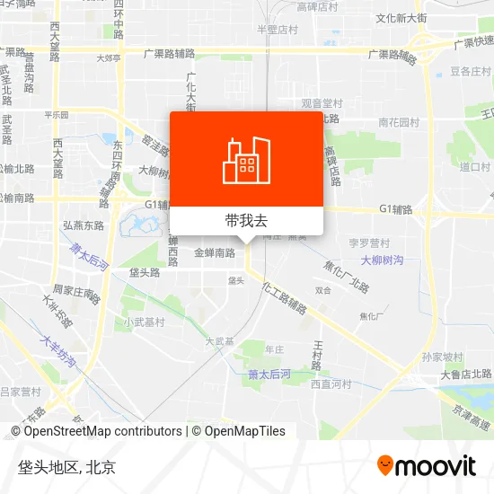 垡头地区地图