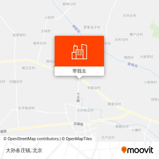 大孙各庄镇地图