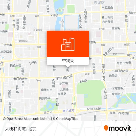 大栅栏街道地图