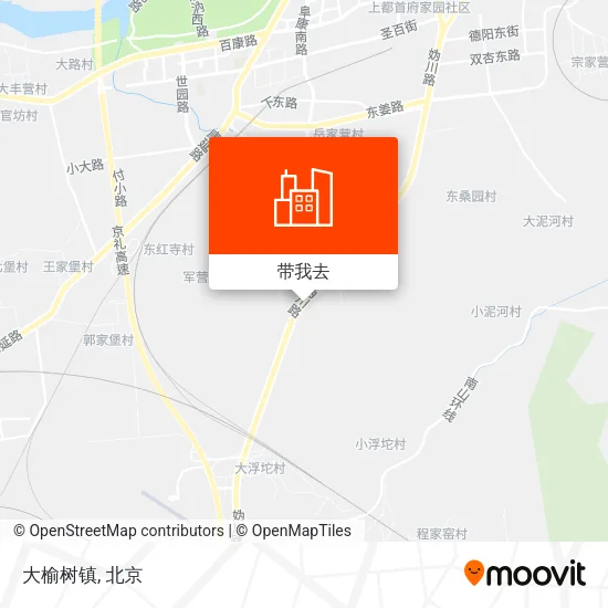大榆树镇地图