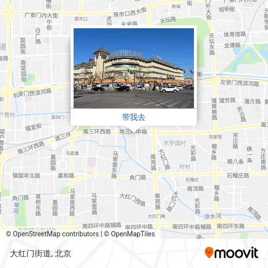 大红门街道地图