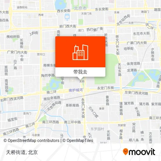 天桥街道地图