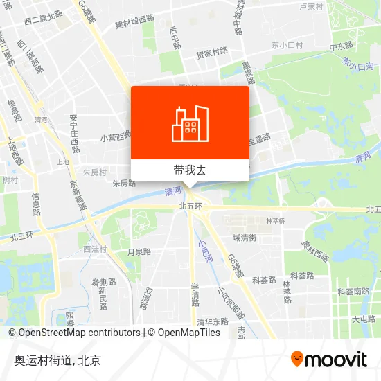 奥运村街道地图