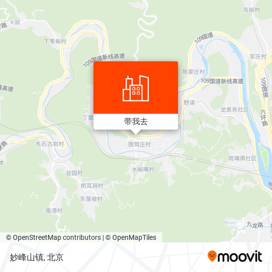 妙峰山镇地图