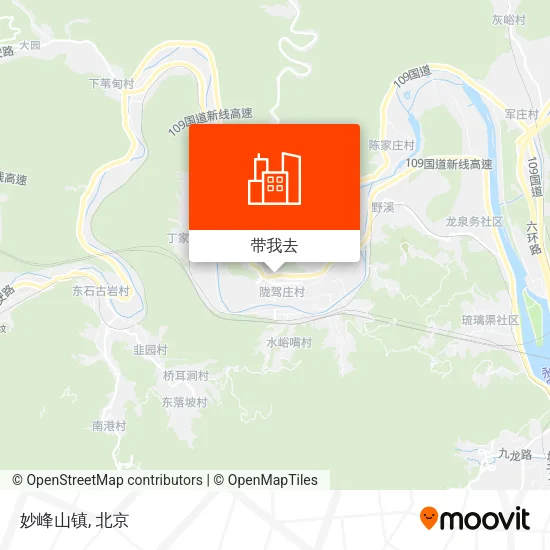 妙峰山镇地图