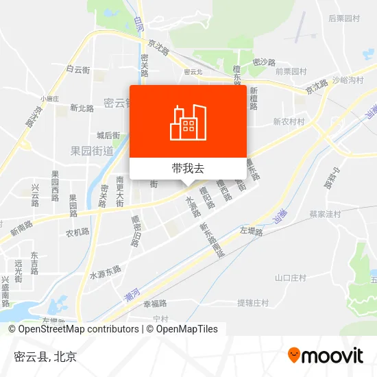 密云县地图