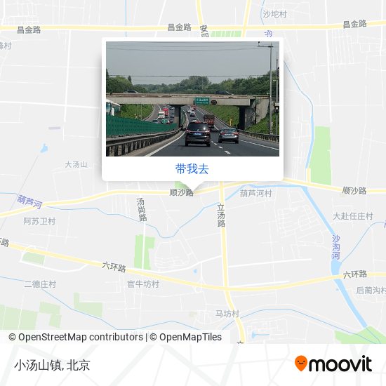 小汤山镇地图