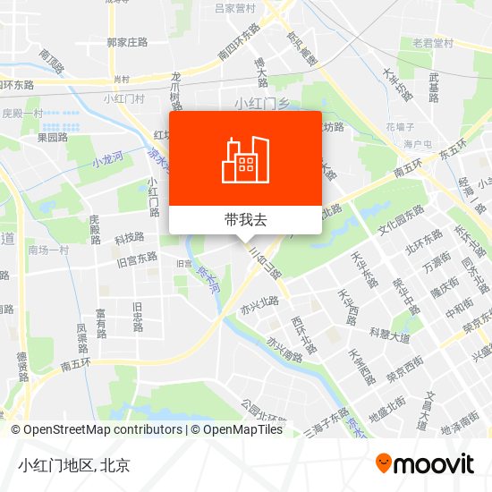 小红门地区地图