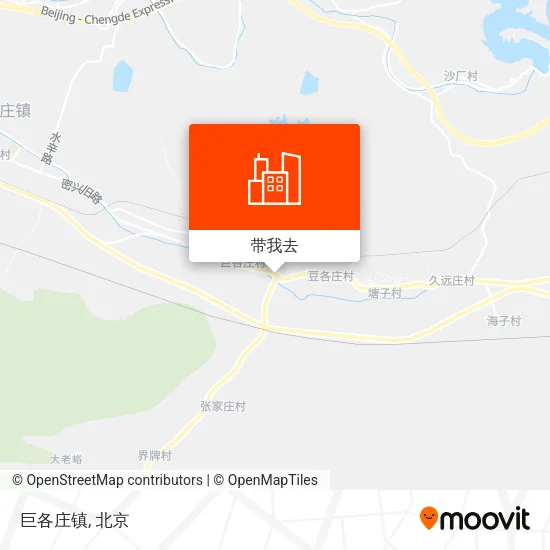 巨各庄镇地图
