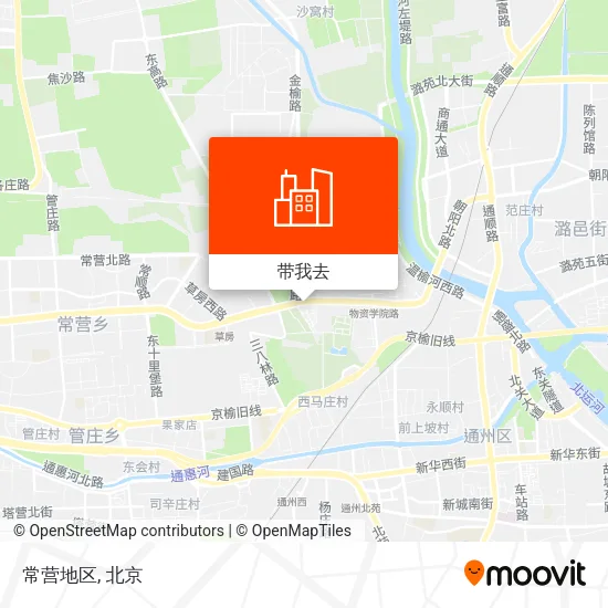 常营地区地图