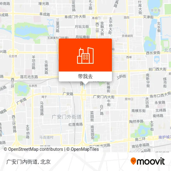 广安门内街道地图