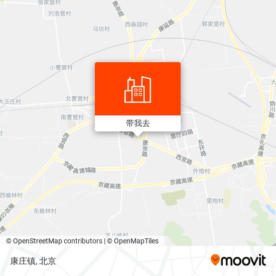 康庄镇地图