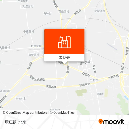 康庄镇地图