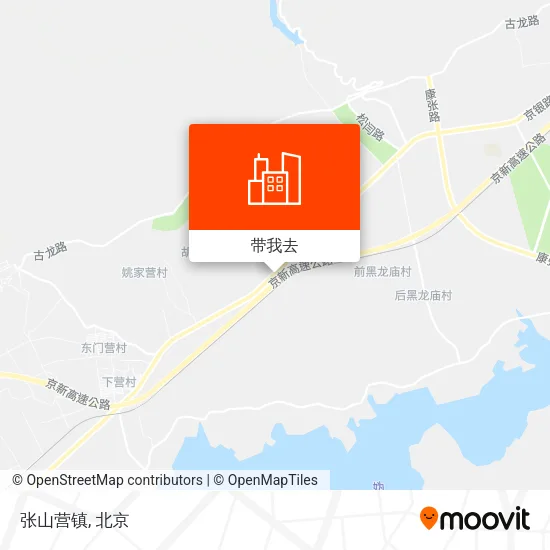 张山营镇地图