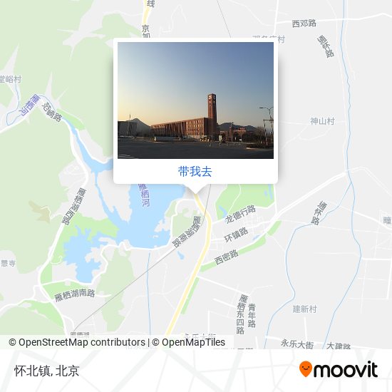 怀北镇地图