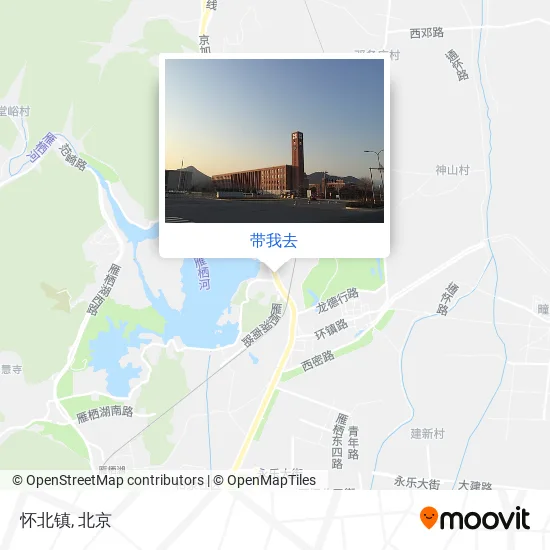 怀北镇地图