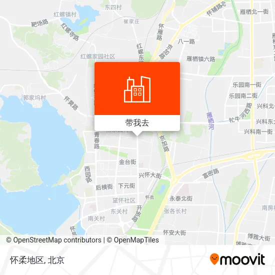怀柔地区地图