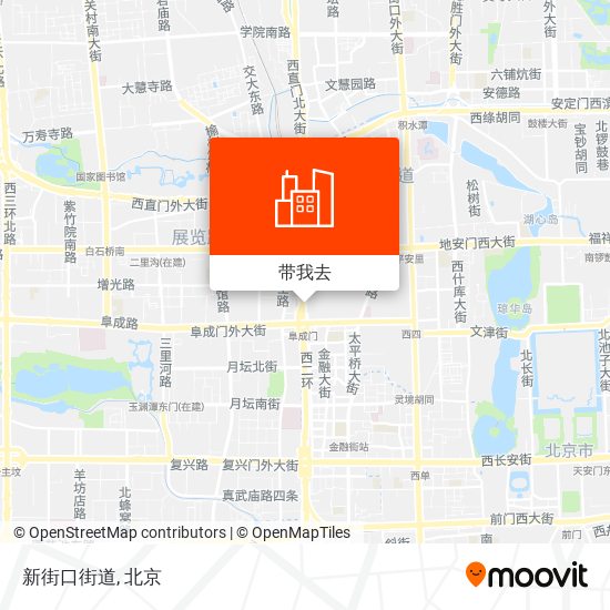 新街口街道地图