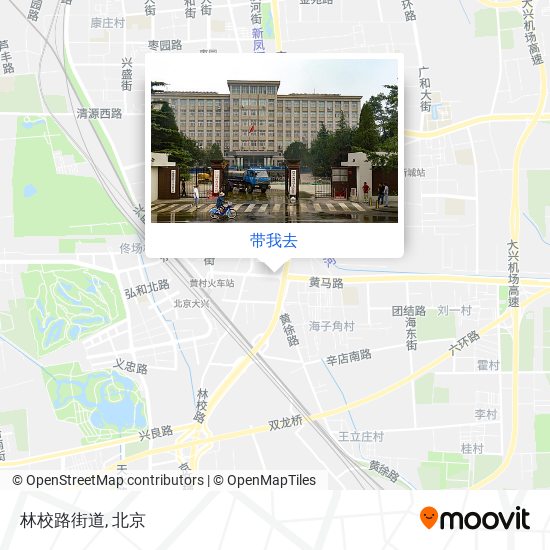 林校路街道地图