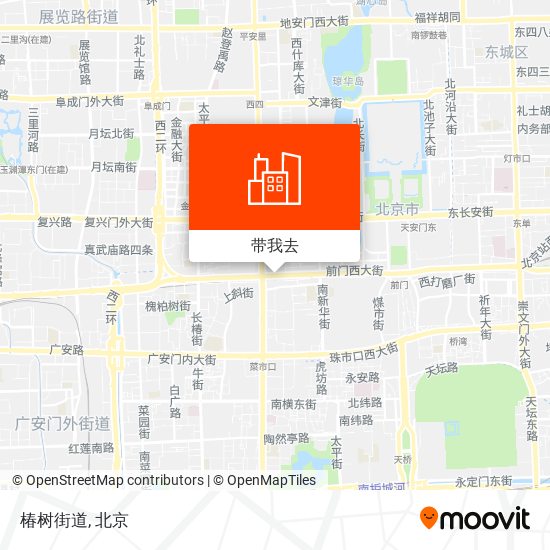 椿树街道地图