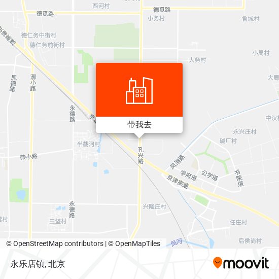 永乐店镇地图