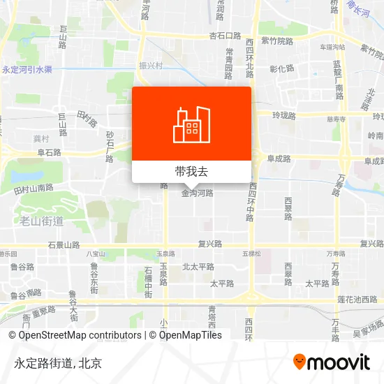 永定路街道地图