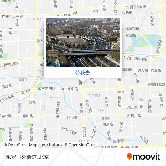永定门外街道地图