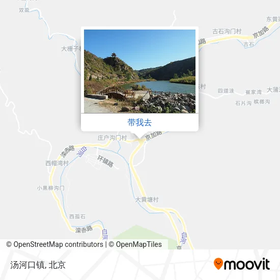 汤河口镇地图