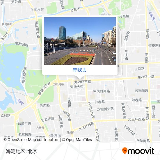 海淀地区地图