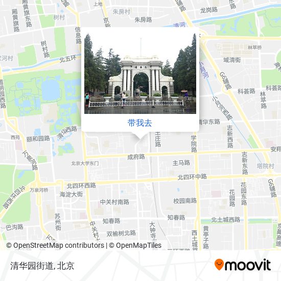 清华园街道地图