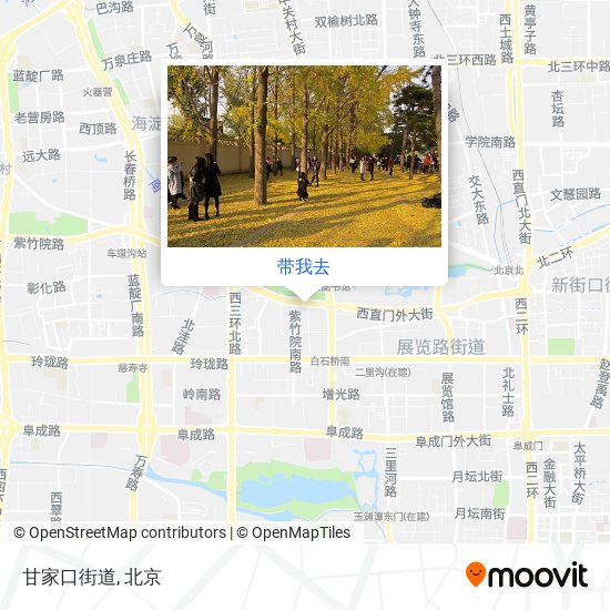 甘家口街道地图
