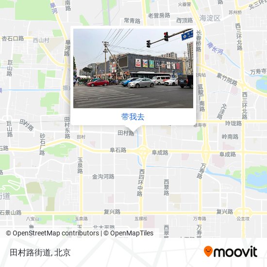 田村路街道地图