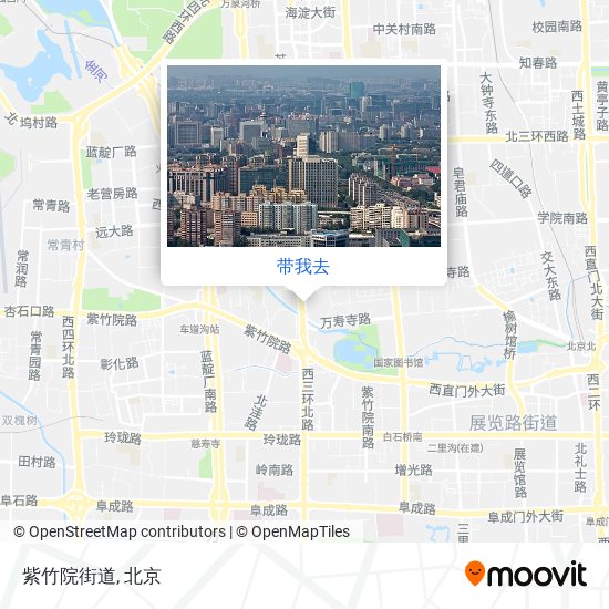 紫竹院街道地图