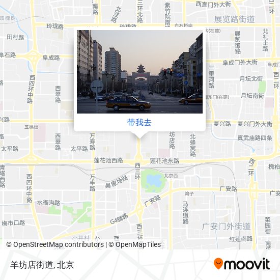 羊坊店街道地图