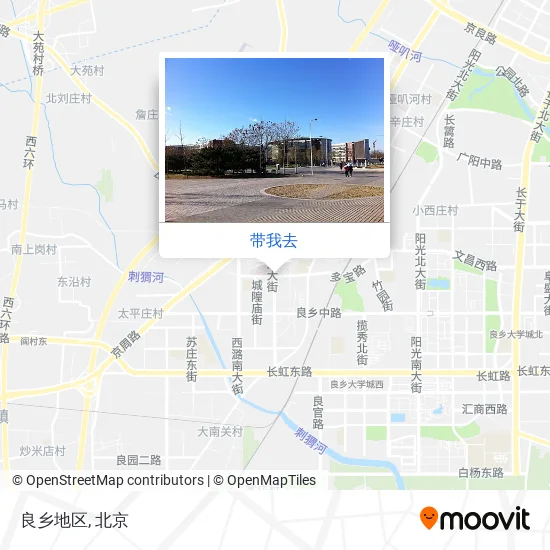 良乡地区地图