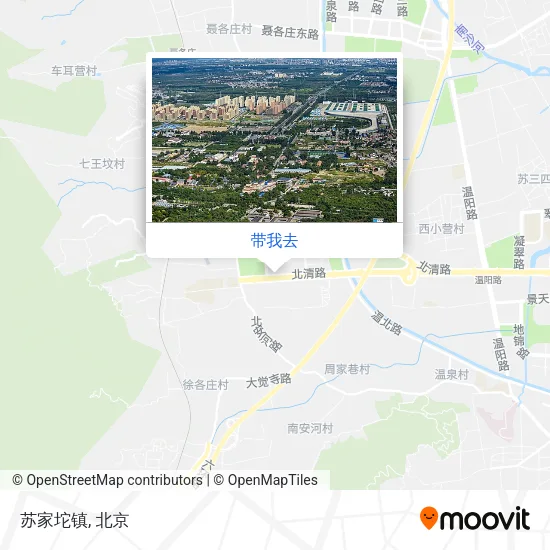 苏家坨镇地图