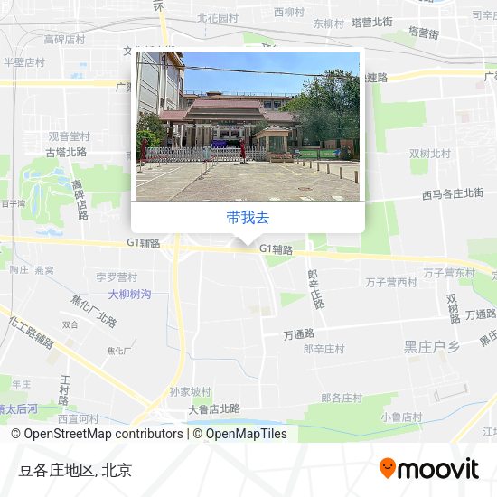 豆各庄地区地图
