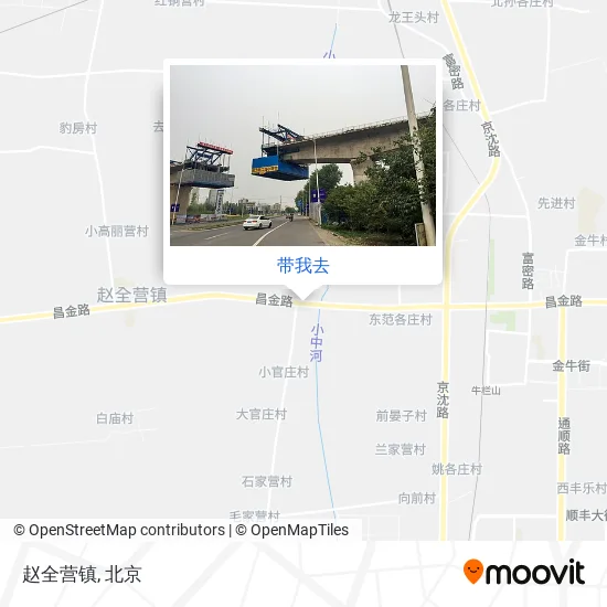 赵全营镇地图