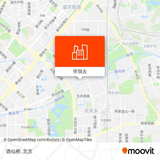 酒仙桥地图