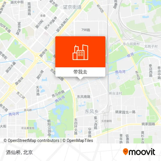 酒仙桥地图